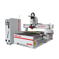Machine de gravure sur bois de haute qualité garantie, routeur CNC 1325 1530 2030 2050, routeur CNC 3 axes avec changeur d'outils automatique