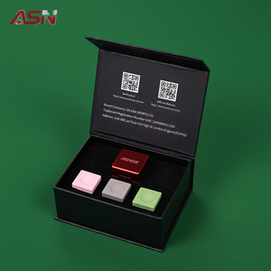 Kit de <span class=keywords><strong>craie</strong></span> de billard R-QK ASN 3 pièces avec étui magnétique en métal, 4 couleurs, haute friction, antidérapant, accessoire de billard professionnel, vente en gros - Product Image 5