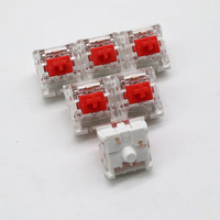 Clavier mécanique silencieux magnétique personnalisé Aflion, anti-poussière, en plastique, avec interrupteurs marron, rouge, bleu, argent, cyan, vert, pour le jeu