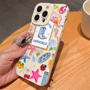 Bowknot Star Cap Impresión Pupil Eye Pro Cámara Agujero TPU Funda para teléfono móvil para Iphone 17 X Xr Xs 11 12 13 14 15 16 Pro Max - Product Image 4