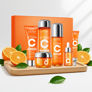 Oem <span class=keywords><strong>Multi</strong></span>-effetto riparazione Kit di bellezza VC Set di sei pezzi sbiancante vitamina C Set per la cura della pelle prodotti di bellezza Kit per la cura del viso - Product Image 5
