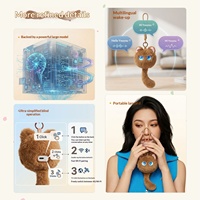 Nouveau pendentif robot en peluche Tangyu avec dialogue IA intelligent, poupée électronique compagnon de bureau et partenaire de jeu pour les 14 ans et plus