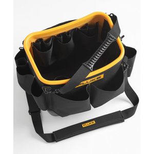 Fluke Tb25 Hard Body Oval <b>Tool</b> Bucket <b>Bag</b> With Waterproof Base 28 Pockets Waist Storage - Product Image 4