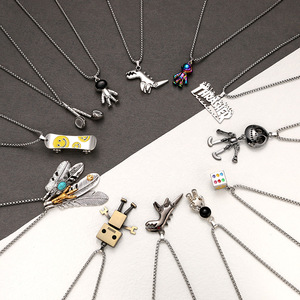 Articoli di Tendenza e Popolari, Catene per Maglioni, Accessori per Coppie, Collane da Uomo di Nicchia, Gioielli in Acciaio al Titanio da Donna all'Ingrosso - Product Image 1
