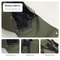Sac à dos multifonctionnel et robuste pour ordinateur portable, idéal pour le sport, les loisirs, les pique-niques, avec bandoulière, style minimaliste et professionnel.