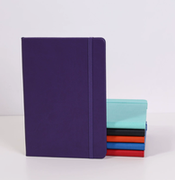 Libreta de Negocios A5 de Cuero PU con Banda Elástica, Diseño de Alta Calidad