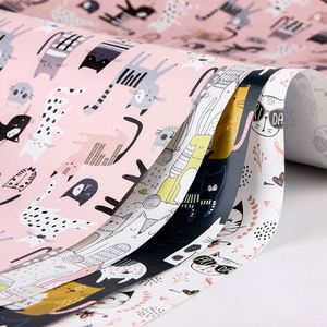 Fashionable 50*70 CM <b>Wrapping</b> <b>Paper</b> Set Gift Gummed Message Radium <b>Sheets</b> - Product Image 6