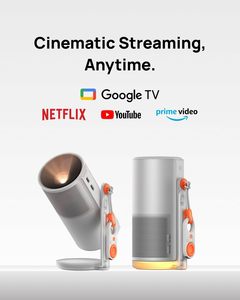 Projecteur portable d'extérieur XGIMI <span class=keywords><strong>MoGo</strong></span> 4, 70 pouces, résolution 1080P, 3D, mise au point manuelle, batterie intégrée (<span class=keywords><strong>2</strong></span>-3 heures), Google TV, garantie 1 an - Product Image 2