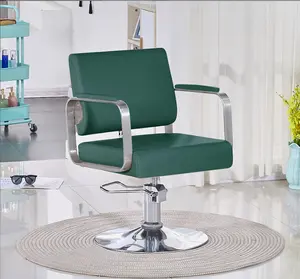 Silla de salón de peluquería, mobiliario de salón de belleza moderno, arriba y abajo