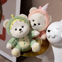 Peluches personnalisées de haute qualité, mignonnes, licorne, ours, animaux de dessin animé, dinosaure, oreiller en peluche, poupée pour enfants, cadeau de Noël, cadeau d'anniversaire