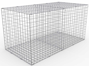 200x30x100 cm Panier de Gabion Acier  de Jardin Bordure Barrière - Product Image 4