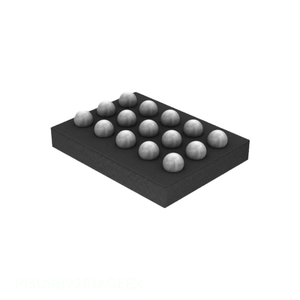 IC USB 2.0 PORT DETECT 15CSP ซัพพลายเออร์ชิ้นส่วนอิเล็กทรอนิกส์ 15 XFBGA, WLCSP การจัดการพลังงาน (PMIC) PI3USB9281AGEEX ของแท้ - Product Image 1