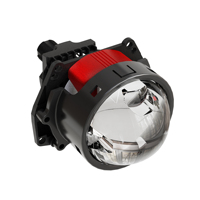 MJTS mise à niveau de voiture phares LED projecteur lentille faisceau Laser feux de direction 90W puces lumineuses rapides phare de conduite optique