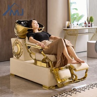 Lay Down Lavabo Salon de coiffure Shampooing Table de massage thaïlandaise Tête Spa Chaise