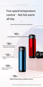 <strong>Best</strong> Price 5000mah <strong>Rechargeable</strong> Power Bank with LED Light <strong>Hand</strong> <strong>Warmer</strong> for Gift Made of Durable PC Material - Product Image 3