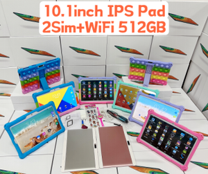 Kids <b>Tablet</b> PC 12.9 Inch IOS Capacitive Touchscreen Wi-Fi Drop Resistance Educational <b>With</b> Blue Protective Case - Product Image 2