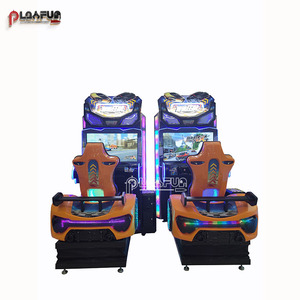 PlayFun, gran oferta, simulador de juego Arcade, máquina de juego de coches de carreras con movimiento, funciona con monedas - Product Image 1