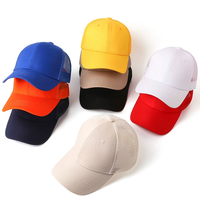 Gorra de béisbol tipo trucker de malla con cierre snapback y frente estructurado