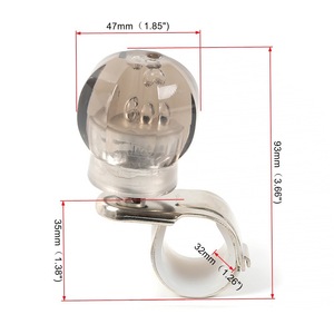 RASTP Volante con Bola de Dirección de Aleación de Aluminio Multifuncional, Estilo Carreras, Herramienta para Ahorrar Esfuerzo al Giro del Vehículo - Product Image 4