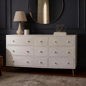 Muebles de Cajones con Incrustaciones de Hueso de Diseño Premium con Diseño Artesanal Atemporal para Decoración del Hogar Disponibles a Precio de Mayoreo - Product Image 1