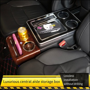 กล่องเก็บของที่วางแขน แถวกลาง สำหรับ<span class=keywords><strong>รถ</strong></span>ยนต์ทั่วไป ซีรีส์ 30-50 สำหรับ Toyota Estima Previa <span class=keywords><strong>คอนโซล</strong></span>กลาง ปรับได้ พร้อมที่วางแก้ว - Product Image 5