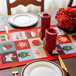 <span class=keywords><strong>Camino</strong></span> <span class=keywords><strong>de</strong></span> <span class=keywords><strong>Mesa</strong></span> Navideño al por Mayor, Decoración para <span class=keywords><strong>Mesa</strong></span> Rectangular Larga, Mantel para Fiestas <span class=keywords><strong>en</strong></span> Casa - Product Image 5