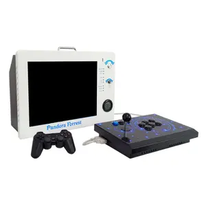 Mini arcade de mesa lcd de 17 polegadas com jogos clássicos 10188 em 1, placa pcb/joystic/botão