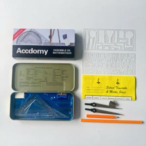 9 miếng Toán Học Bộ hình học Cai Trị và la bàn Toán Học Bộ với hộp nhựa - Product Image 5