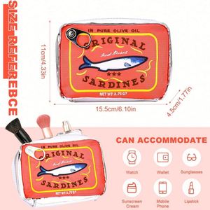 Bolsa de Maquillaje Personalizada con Logotipo, Bordada, Portátil, de Cuero PU, con Cierre, para Guardar Cosméticos - Product Image 2