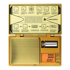 Điện tử kỹ thuật số Quy mô 200g 0.01g / 50g 0.001g Mini quy mô Độ chính xác chuyên nghiệp Túi quy mô milligram hiệu chuẩn trọng lượng - Product Image 2