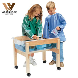Preschool Sand <strong>and</strong> Water Table Montessori Daycare Furniture Kindergarten Wooden Sensory Table Nursery <strong>Suppliers</strong> <strong>Classroom</strong> Design - Product Image 1