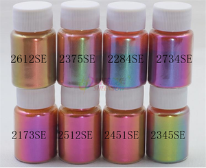 Pigment arc-en-ciel bleu, cosmétique de qualité, pour peinture automobile, brillant à lèvres, couleur changeante, peinture caméléon - Product Image 5