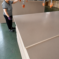Panneau de contreplaqué peint en mélamine E0 18 mm 2440x1220 mm pour mobilier d'hôtel moderne