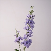 Fleurs artificielles pour décoration de mariage, Delphinium, Larkspur, branches longues, effet toucher réel