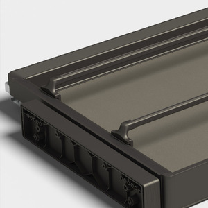 Cooper Shoe Rack Wardrobe Pull Out Basket 600mm Aluminum Alloy Single Tier Closet <b>Storage</b> <b>Drawer</b> With Soft Close Rails - Product Image 3