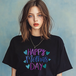 Hongcai Colorful English Words Patterns <strong>Transfer</strong> <strong>Printing</strong> Eco Washable Sticker for T-Shirts Hoodies Jackets Workwear Clothing - Product Image 4