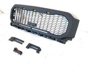 Calandre avant <span class=keywords><strong>Ford</strong></span> F150 pour <span class=keywords><strong>Ford</strong></span> F150 2021-2025 Style <span class=keywords><strong>Raptor</strong></span> <span class=keywords><strong>Ford</strong></span> F150 2021-2025 Grille <span class=keywords><strong>Gris</strong></span> Plastique ABS avec Lumière État Neuf - Product Image 4