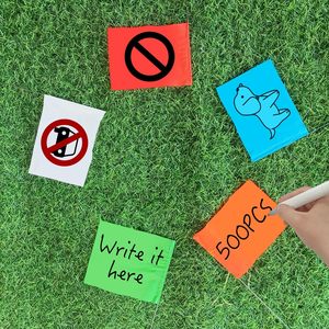 <span class=keywords><strong>Mini</strong></span> banderas de PVC personalizadas de 4x5 pulgadas, banderas de césped de alambre de patio pequeño, marcadores, banderas de riego de paisaje para uso automotriz - Product Image 3