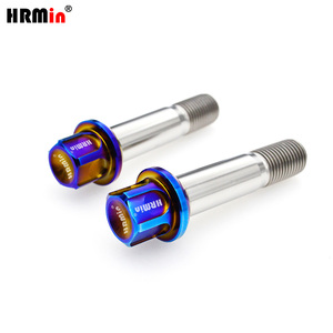 HRMin alta calidad Gr5 <span class=keywords><strong>tornillo</strong></span> de titanio M14 * 1,5*45mm asiento de bola <span class=keywords><strong>antirrobo</strong></span> rueda de coche perno bloqueo para Benz condición nuevo - Product Image 2
