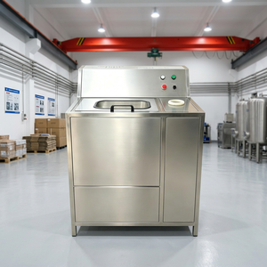Neues Design Halbautomatische Manuelle Flaschenwasch- und Entkappungsmaschine mit 80 bis 120 Flaschen pro Stunde Kapazität für <span class=keywords><strong>18L</strong></span> 5-Gallonen-Flaschen - Product Image 1