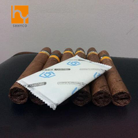 Sac de régulation d'humidité à deux voies RH58% 62% 72% en fibre, 63g en 100*130mm pour herbes, fleurs et humidor à cigares