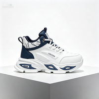 Chaussures de marche pour hommes, lacets, tige en PU, respirantes, confortables, légères, toutes saisons, tendance mode, chaussures de marche quotidiennes