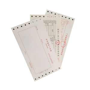 Giá Rẻ Giá ba lần trùng lặp <span class=keywords><strong>carbonless</strong></span> giấy Snap Set NCR bản sao tùy chỉnh kinh doanh proforma in hóa đơn hình thức - Product Image 5