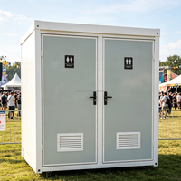 Kit de Baño Portátil Modular Prefabricado Moderno para Uso en Parques, Escuelas y Apartamentos - Solución Ecológica y Duradera para Baños Públicos