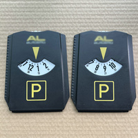 Disque de stationnement portable personnalisé avec logo, minuteur de stationnement automobile allemand avec grattoir à glace, cadeaux promotionnels pour voitures