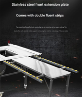 Nouveau produit très demandé : Scie à onglet coulissante mécanique WJ600, Scie de table coulissante pour le travail du bois