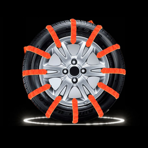 Cadenas de Nieve para Neumáticos de Invierno de Plástico, Cadenas de Nieve de Nailon Duraderas, Cadenas para Nieve y Barro, Cadenas para Neumáticos de Camión y Automóvil, Correas de Sujeción Rápida - Product Image 2