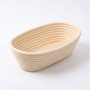 Cesta ovalada de cerámica para fermentar pan, para <span class=keywords><strong>masa</strong></span> de <span class=keywords><strong>masa</strong></span> <span class=keywords><strong>madre</strong></span>, cuenco para levantar <span class=keywords><strong>masa</strong></span> tipo Brotform, juego de herramientas de panadería hechas a mano, apto para horno - Product Image 1