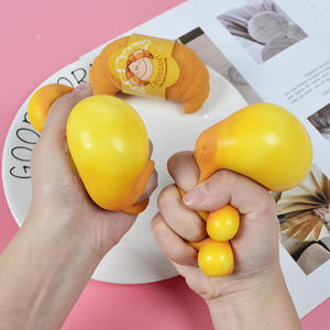 Juego de Juguetes Sensoriales de Peluche con Forma de Pan, Juguetes de Dibujos Animados para Relajación, Regalos para Fiestas, Premios Escolares y Ventas en Tiendas de Juguetes - Product Image 3