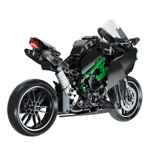 Ventes chaudes, jouets de construction de moto <span class=keywords><strong>H2R</strong></span> <span class=keywords><strong>à</strong></span> l'échelle 1:12 pour enfants, cadeau - Product Image 2